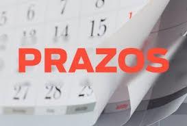 PRAZO DE ENTREGA 31 de julho 2017 até às 23h59m59s.