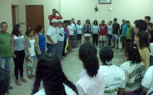 PARTICIPAÇÃO SEDU NAS AÇÕES DE GESTÃO DE RESÍDUOS SÓLIDOS Formação sobre Resíduos Sólidos Realizada no dia 26/03, na EMEF Luiz Baptista, e contou com a participação de professores da unidade de