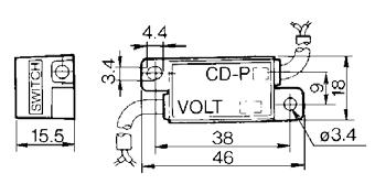 Série RSH/RS1H Características do detector magnético Características comuns do detector magnético Tipo Fuga de corrente Tempo de trabalho Resistência de impacto Resistência do isolamento Resistência