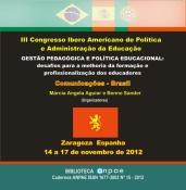 15 Congresso Ibero Americano de Política e Administração da Educação (3:2012 : Zaragoza).