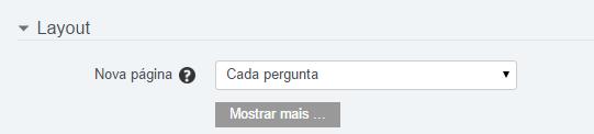 Tentativas permitidas permite configurar a quantidade de vezes que o aluno poderá realizar o Questionário.