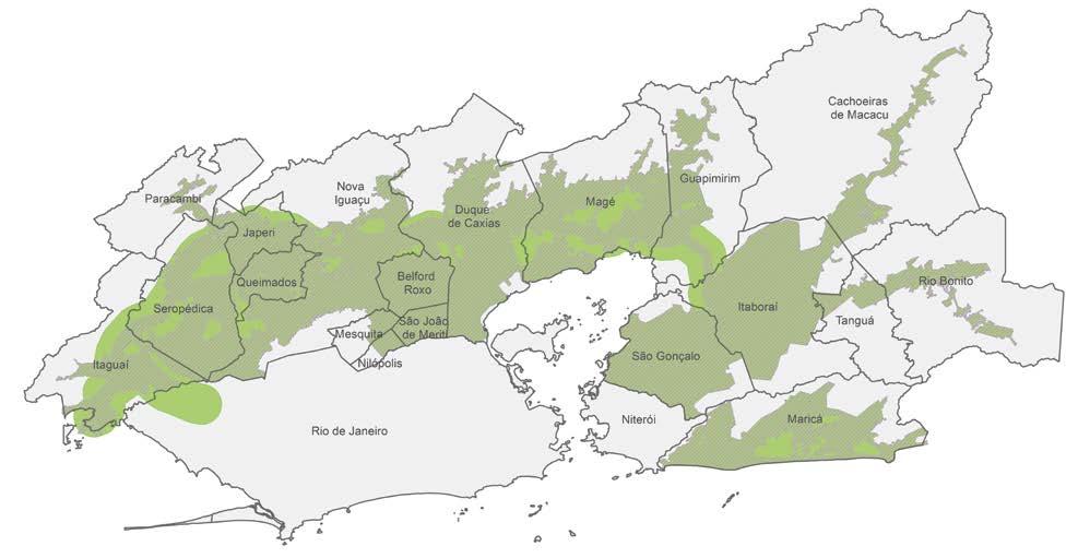 Figura 24 - Distribuição dos Serviços Modelo Digital de Elevação e Ortofotos- Restituição Cartográfica.