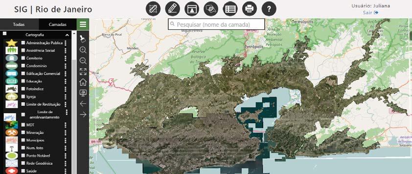 Para os usuários que não se familiarizam com programas específicos de geoprocessamento, essa aplicação é bastante amigável e democratiza o acesso às informações.