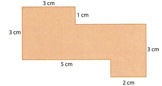 10) Faça o que se pede: a) Calcule a área da parte escura da figura, sabendo que