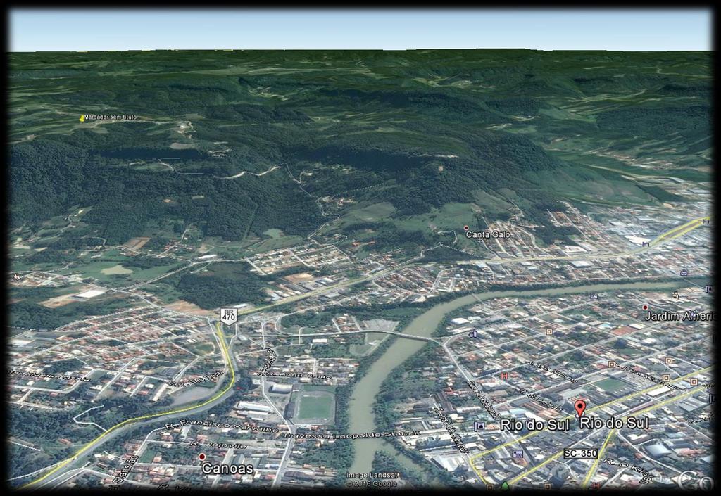 COMPARAÇÃO DE INSTALAÇÃO DE EMISSORA LOCAL: RIO DO SUL SC A) Rua Carlos Gomes - Centro 27ºS 13 03-48ºW