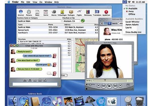 MAC OS Projetado para o computador Macintosh. Primeira GUI bem-sucedida comercialmente.