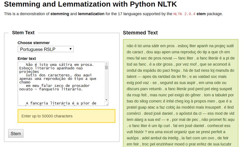 Recursos: Python - NLTK