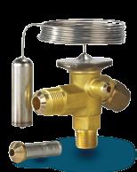 Portanto, as válvulas são particularmente adequadas para a injeção de líquidos em evaporadores secos, nos quais o superaquecimento na saída do evaporador deve ser mantido constante.