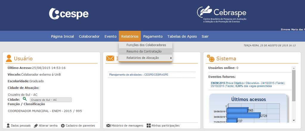 RELATÓRIO RESUMO DE CONTRATAÇÃO PROCEDIMENTO 1 Posicione o