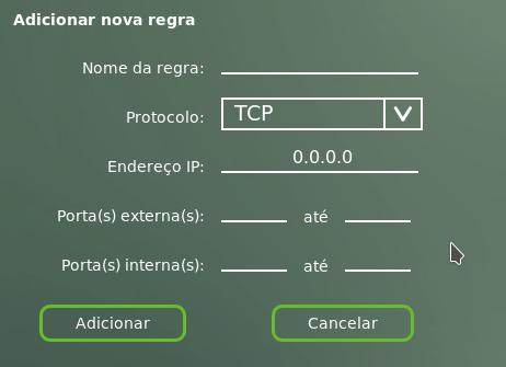 As opções de backup estão disponíveis no menu Manutenção>Backup.