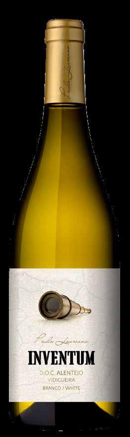 Alentejo 35 Produtor / Enólogo: PAULO LAUREANO V. Inventum Branco 0,75L Caixa Mad. 3 / Caixa Mad. 6 Antão Vaz Também disponível: 1,5L V.