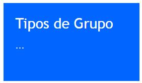 3 Relatório dos Tipos de Grupos Nesta opção serão listados os dados cadastrais dos tipos de grupos. Será exibida uma janela, para fazer o filtro da informação desejada.