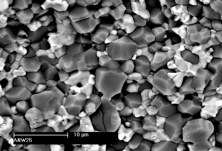 As amostras dos micro-nanocompósitos AN6W4, AN10W5 e AN15W10 sinterizadas em dilatômetro