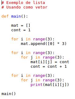 Matrizes.