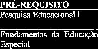 11 PRÉ-REQUS~O Pesquisa Fundamentos da Educação C~DGO