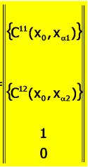 Vetor [B]: a matriz [A] não contém nenhuma informação sobre o ponto X 0, objeto da estimativa.