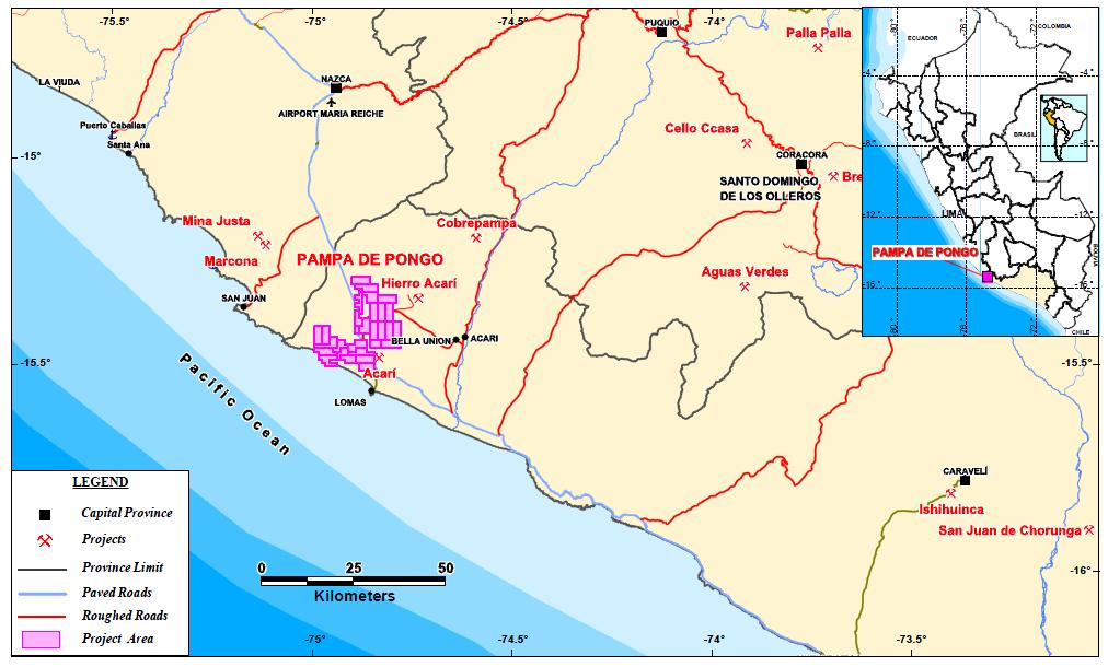 3 Características do projeto de mineração Pampa de Pongo no Peru 3.1.