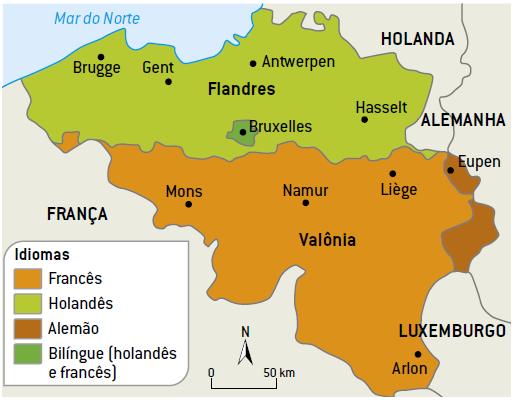 Flandres (Bélgica) Com uma população de 6,4 milhões de habitantes, Flandres busca sua independência completa da Bélgica.