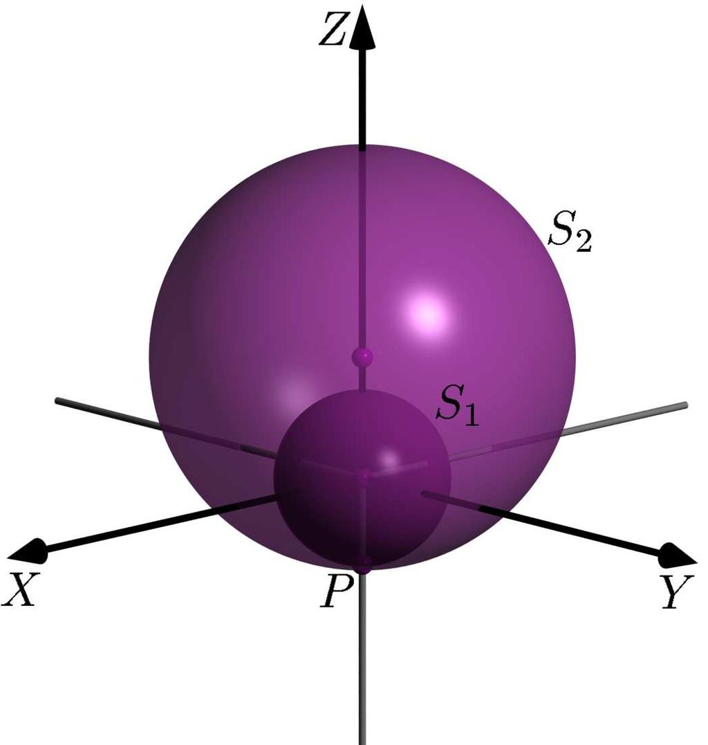 As três situações são mostradas nas Figuras 2.9, 2.10 e 2.11. MÓDULO 1 - AULA 2 S 1 S 2 = {P }.