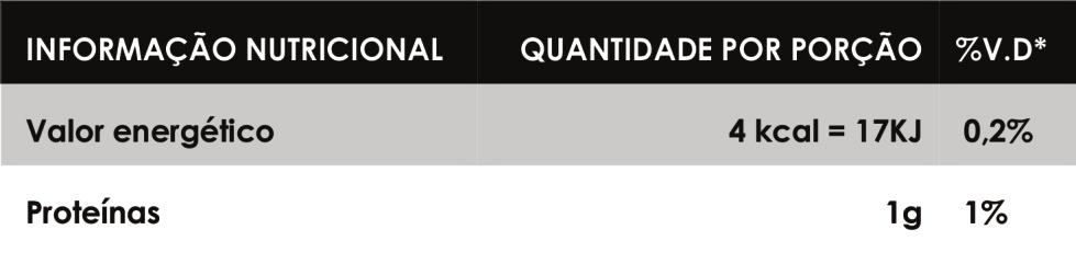 INGREDIENTES UVA: Colágeno hidrolisado em pó, vitamina C, aroma idêntico ao natural de uva, corante vermelho Bordeaux e edulcorante (sucralose e acessulfame k).