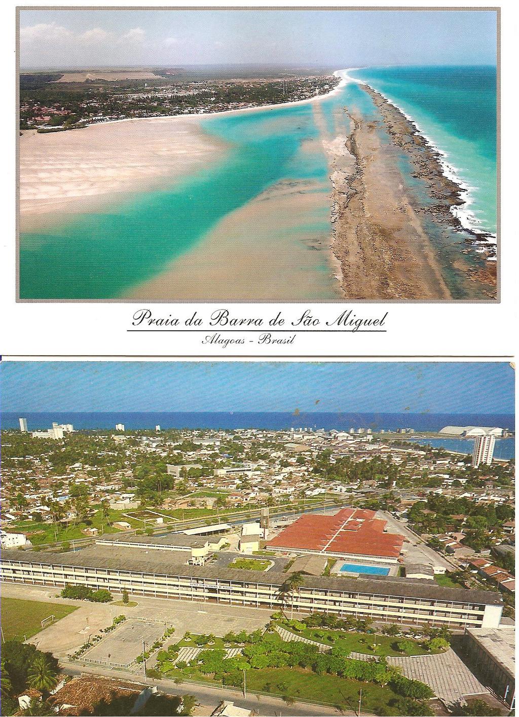 ALAGOAS Nossa homenagem ao Estado de Alagoas em dois postais do Arquivo FILACAP: postal da Assistel Turismo Distribuidora (Cód.