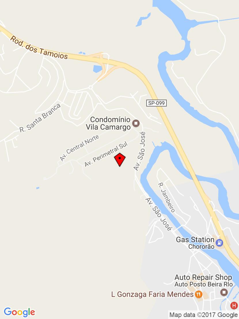Localização do Reservatório Vila