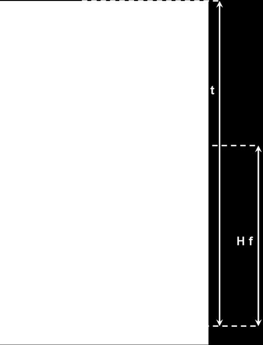 Ht = altura total; Hf = altura do fuste (até o ponto da primeira bifurcação ou ramo lateral grosso) Cada árvore marcada em