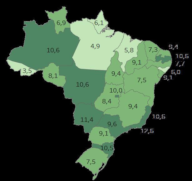 Fonte: Sebrae a partir dos dados da Receita Federal do Brasil.