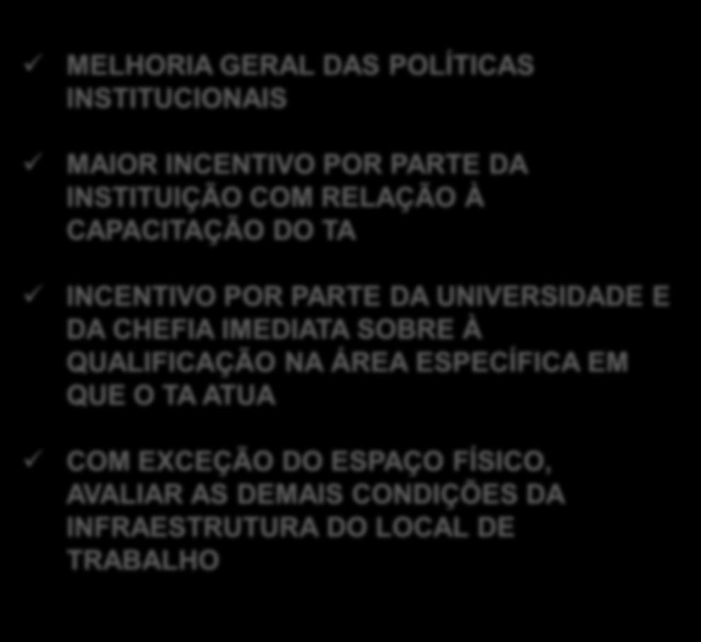 CHEFIA IMEDIATA SOBRE À QUALIFICAÇÃO NA ÁREA ESPECÍFICA EM QUE O TA ATUA COM EXCEÇÃO DO