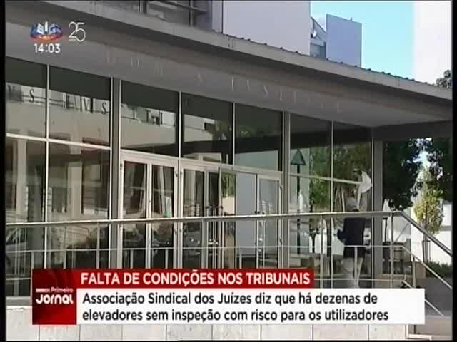 14:03 Falta de condições nos tribunais