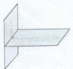 Identificar planos perpendiculares e retas perpendiculares a planos no espaço euclidiano 1.