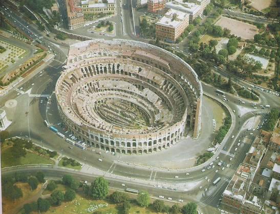 Teatro Romano Arena (palco) oval.