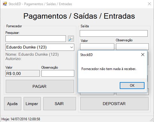 para aparecer se tiveres o item na loja, mas se mesmo assim aparecer, possivelmente o item não foi