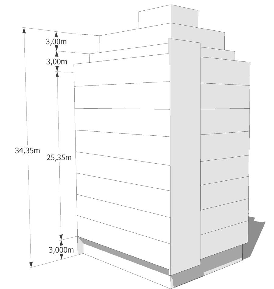 O Ouro Verde conta com unidades que variam entre 70m² com um dormitório, a 160m², com três dormitórios, o que leva a crer que o edifício possa ter sido pensado para atingir públicos distintos,