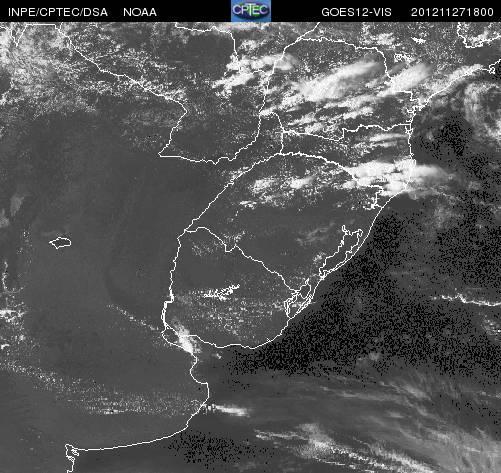 Imagem do Satélite GOES 12 dos