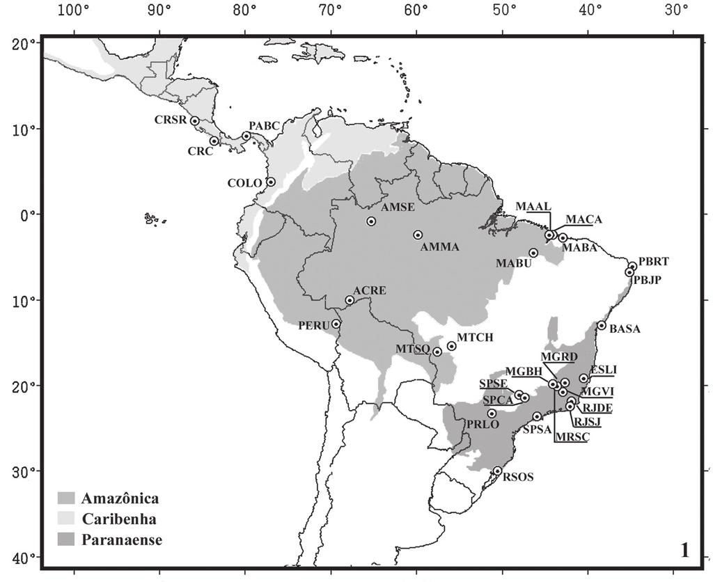 668 Sydney, N.V. et al.: Padrões espaciais em abelhas Euglossina não florais, armazenando estes compostos na tíbia posterior, que é altamente modificada (Cruz-Landim et al.