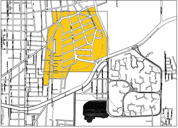 CAPÍTULO 3 METODOLOGIA 57 maioria, possuem dimensões de 12m x 40m e a taxa de ocupação de uso do solo, prevista no Plano Diretor de Desenvolvimento Urbano (PDDU), é de 60% para uso residencial e 70%