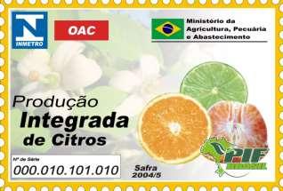 1999/99 - PRODUÇÃO INTEGRADA DE FRUTAS - PIF Brasil 2001 - PRODUÇÃO INTEGRADA DE CITROS - PIC SP => PIC Brasil Objetivos: - melhorar nível de conhecimento na citricultura; - organizar o sistema de