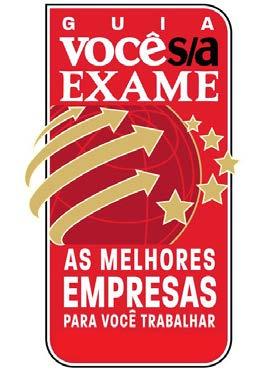As melhores empresas para trabalhar no Brasil Publicado pela Revista Exame Metas da área de