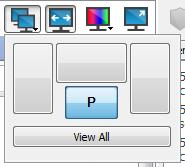 Utilizar o ícone Exibir Selecione o ícone Vídeo para ver todos os monitores conectados ao computador remoto.