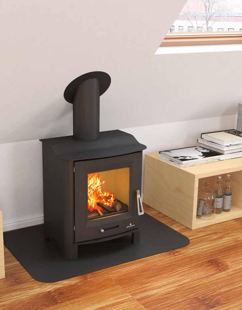 SORIA Estufa frontal Front stove Salamandra