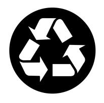 É 100% composto de material reciclado ou a porcentagem é menor? Estes símbolos querem dizer a mesma coisa? Não!