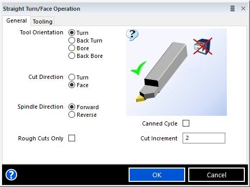 Onde: Tool Orientation (Orientação da ferramenta): Define a orientação da ferramenta na operação.