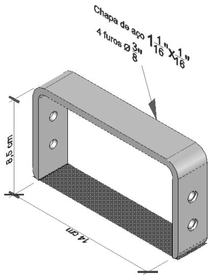 62 (b) (a) Figura 3.11 Estribos das vigas V1 e V3.