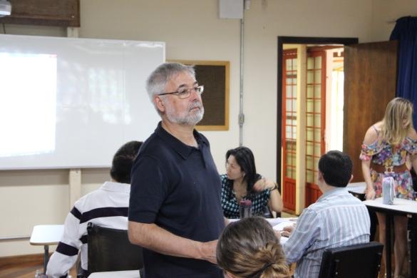 2014, a visita do professor Vicenç Font Moll.