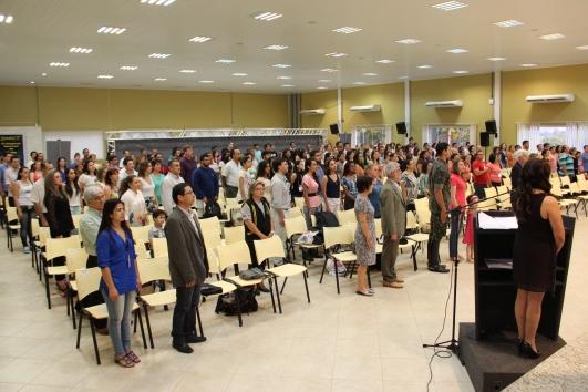 Lívio Amaral e a Coordenadora da Área de Ensino da Capes Drª. Tania Cremonini de Araujo-Jorge. Também estiveram prestigiando o evento pesquisadores de renome nacional e internacional: Dr.