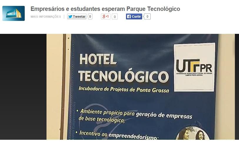 Universidade na Mídia Paraná TV 2ª edição Link para acesso: http://globot