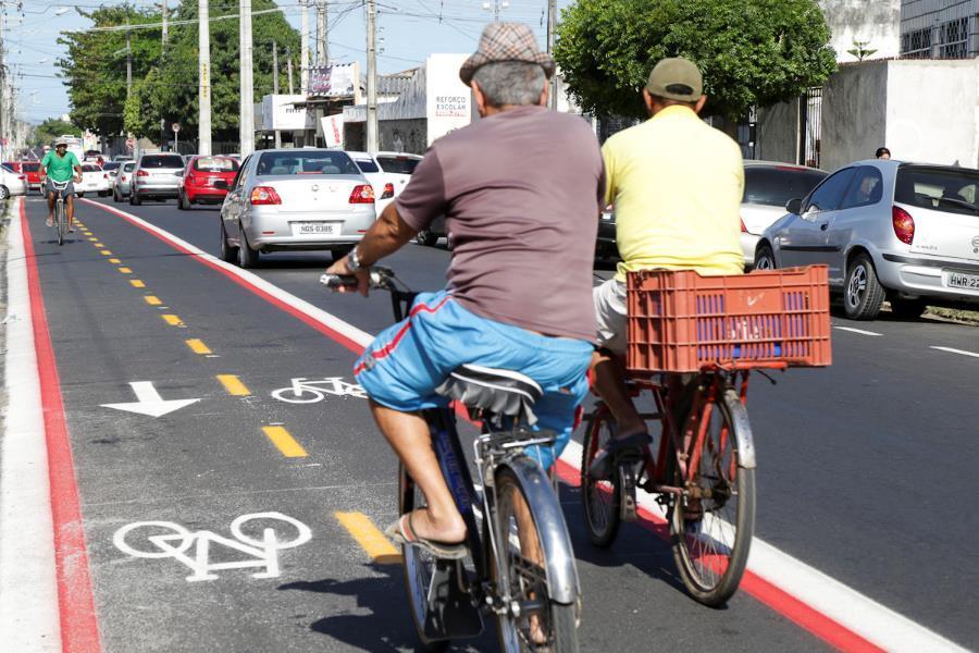 Entre 2012 e 2017, O fluxo de ciclistas aumentou nas vias que receberam