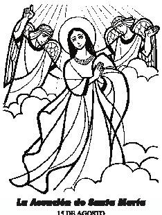 4º- A Assunção de Nossa Senhora ao Céu 5º A Coroação de Nossa Senhora Maria será elevada com a Assunção,
