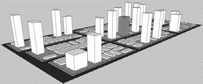 Os modelos foram caracterizados de acordo com a identificação das variáveis construtivas do bairro (MARTINS, 2013).